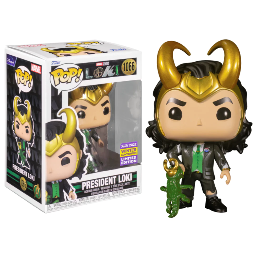 Funko Pop Figure Marvel Loki President Loki Limited Edition Funko