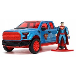 DC Comics 1/32 araba modeli - Ford F 150 Raptor 2017 (Superman figürü dahil) - Thumbnail