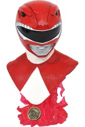 Diamond Legends in 3D Mighty Morphin Power Rangers Red Ranger 1 2 Scale Bust - Thumbnail