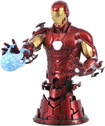 Diamond Select Toys Marvel Comic Ironman 1 7 Scale Bust - Thumbnail