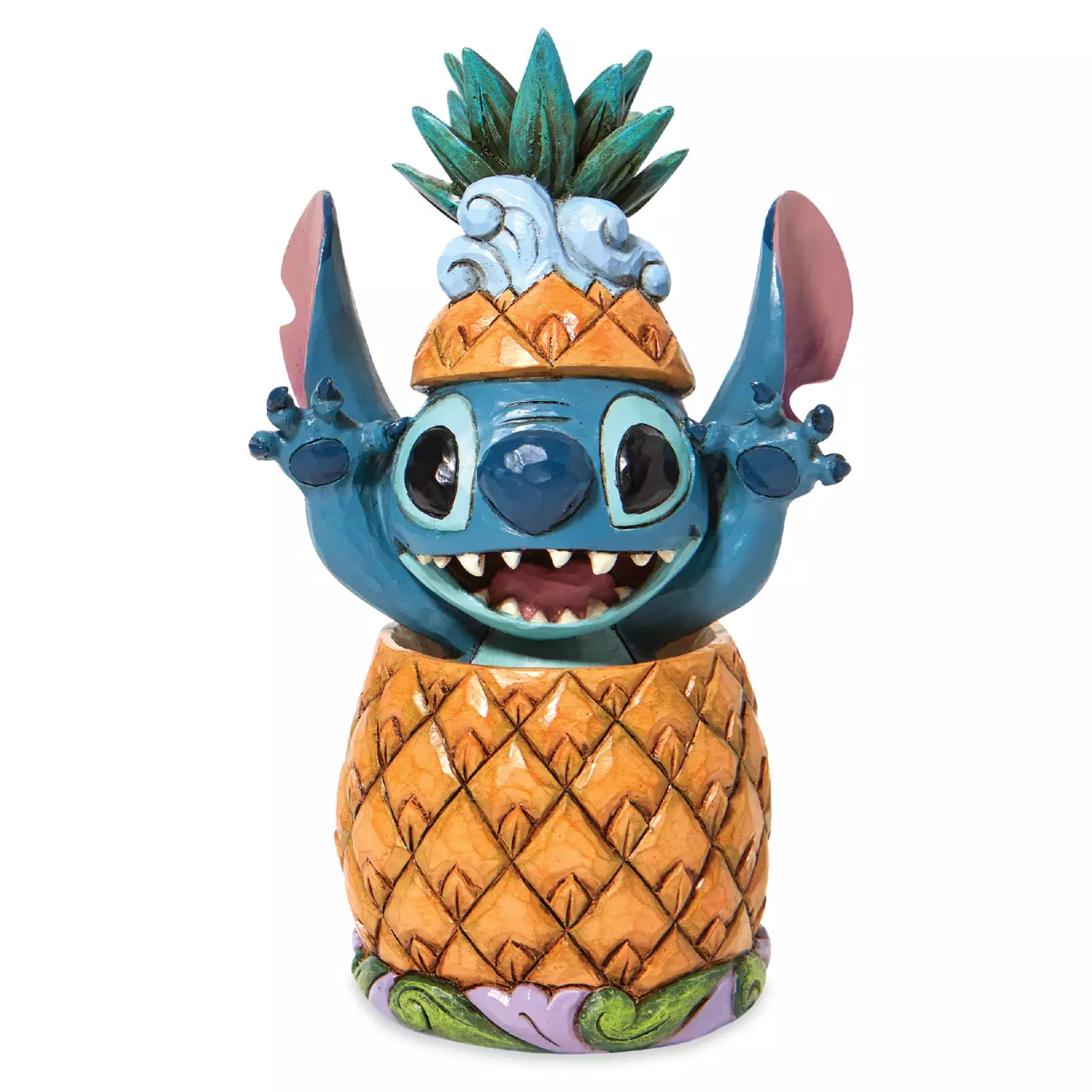 Disney Ananas Pal Bir Ananas Figür Biblo Stitch - Thumbnail