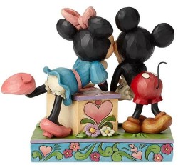 Disney Öpücük Bankı Mickey ve Minnie Mouse Figür - Thumbnail