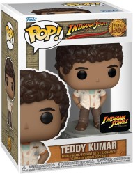 FUNKO POP FIGURE INDIANA JONES DIAL OF DESTINY TEDDY KUMAR - Thumbnail