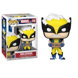 FUNKO POP FIGURE MARVEL HOLIDAY WOLVERINE WITH SIGN - Thumbnail