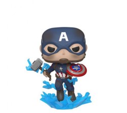 Funko Pop Marvel Avengers Endgame Captain America with Broken Shield - Thumbnail