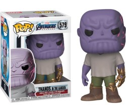 Funko Pop Marvel Avengers Endgame Casual Thanos with Gauntlet - Thumbnail