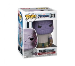 Funko Pop Marvel Avengers Endgame Casual Thanos with Gauntlet - Thumbnail