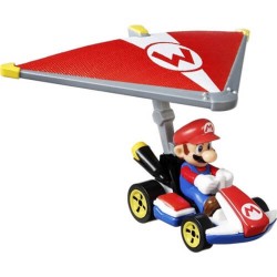 Hot Wheels Mario Kart Mario Standard Kart and Super Glider - Thumbnail