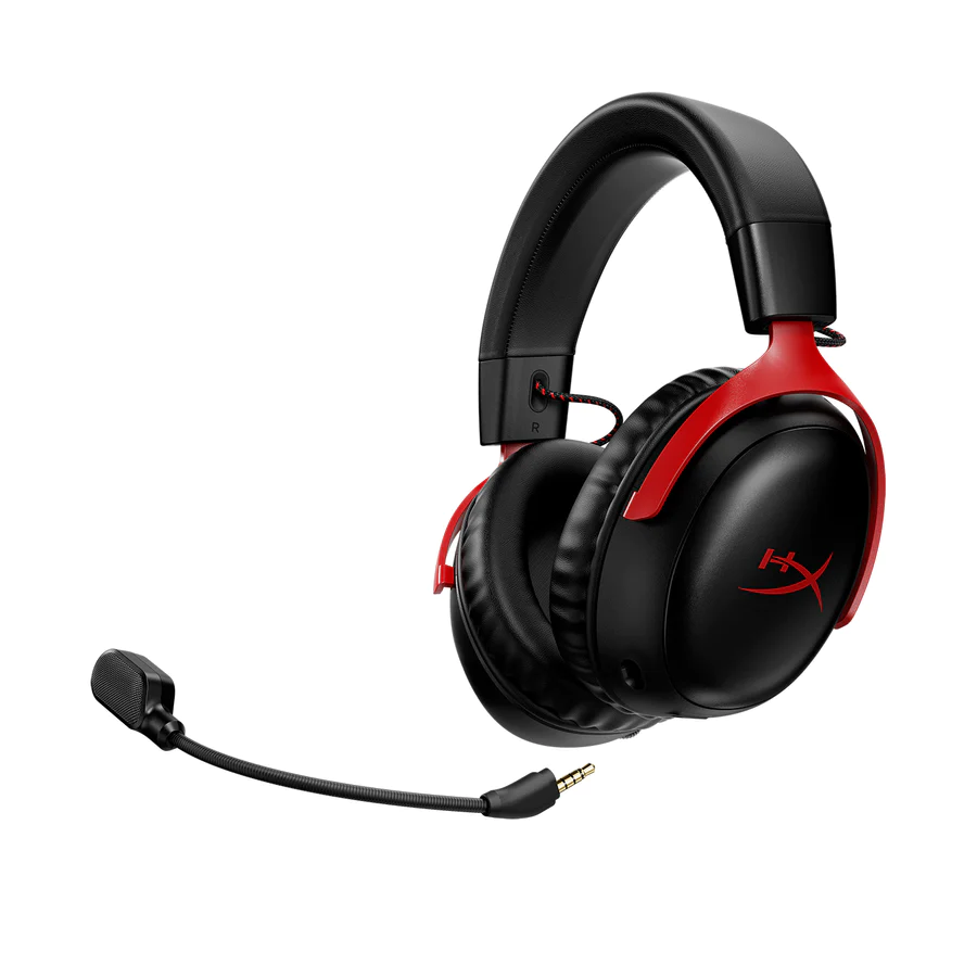 HyperX Cloud III DTS X Kablosuz Oyuncu Kulaklığı Kırmızı 77Z46AA - Thumbnail