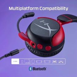 HyperX Cloud Mini 8-12 Yaş Çocuk Kablosuz Siyah Oyuncu Kulaklığı - Thumbnail