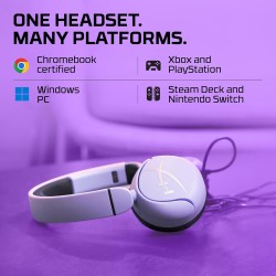 HyperX Cloud Mini 8-12 Yaş Çocuk Lavender Oyuncu Kulaklığı - Thumbnail