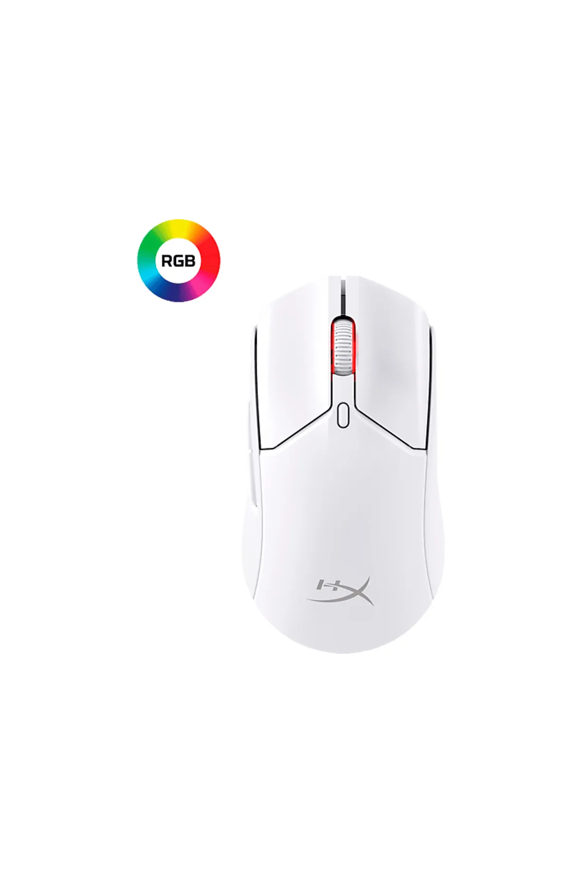 HyperX Pulsefire Haste 2 Wireless Gaming Mouse Beyaz - Thumbnail