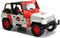 Jurassic World Lisanslı, 1992 Jeep Wrangler 1:24 Ölçek Die Cast Metal Araç, 19 cm - Thumbnail