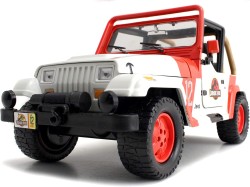 Jurassic World Lisanslı, 1992 Jeep Wrangler 1:24 Ölçek Die Cast Metal Araç, 19 cm - Thumbnail