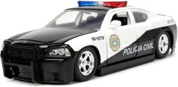 Fast&Furious 2006 Dodge Charger Police 1:24 Ölçek Die-Cast - Thumbnail