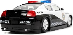 Fast&Furious 2006 Dodge Charger Police 1:24 Ölçek Die-Cast - Thumbnail