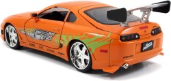 Jada Toys Fast & Furious 1995 Toyota Supra Die Cast Metal Araç 1:24 ve Brian O'Conner Figürlü - Thumbnail