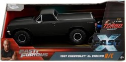 Fast & Furious Hızlı ve Öfkeli 1:24 Turbo Boost RC Kumandalı Chevrolet EL Camino Die-cast - Thumbnail