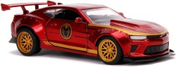 Jada Toys Marvel Avengers 2016 Chevy Camaro Die Cast Metal Araç ve Iron Man Figür 1.32 - Thumbnail