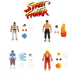 Jada Toys Street Fighter 2 15 CM Aksiyon Figür Seti Ryu Fei Long Chun Li Ryu - Thumbnail