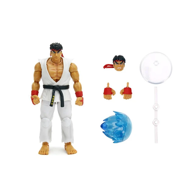 Jada Toys Street Fighter 2 15 CM Aksiyon Figür Seti Ryu Fei Long Chun Li Ryu - Thumbnail