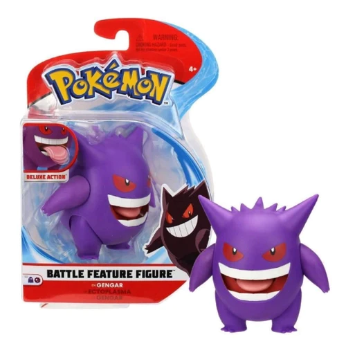 JAZWARES POKEMON BATTLE AKSIYON FIGUR GENGAR - Thumbnail