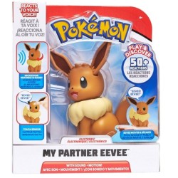 JAZWARES POKEMON ELEKTRONIK INTERAKTIF FIGUR EEVEE - Thumbnail