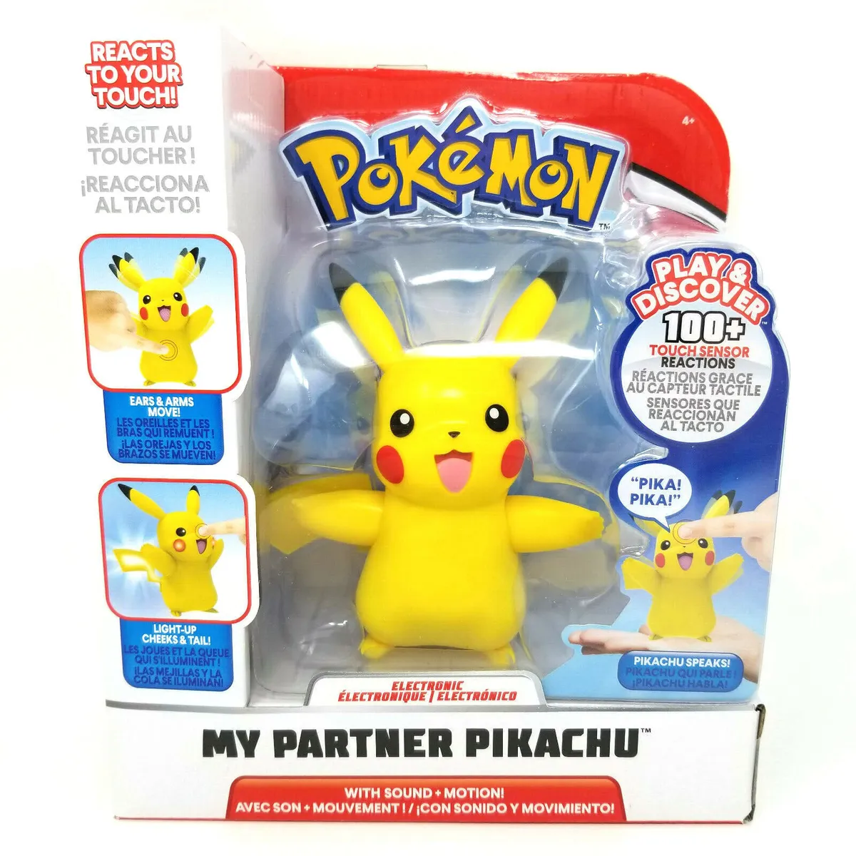 Jazwares Elektronik-İnteraktif Pikachu Figür - Thumbnail