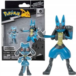 JAZWARES POKEMON SELECT EKLEMLI FIGUR RIOLU VE LUCARIO - Thumbnail