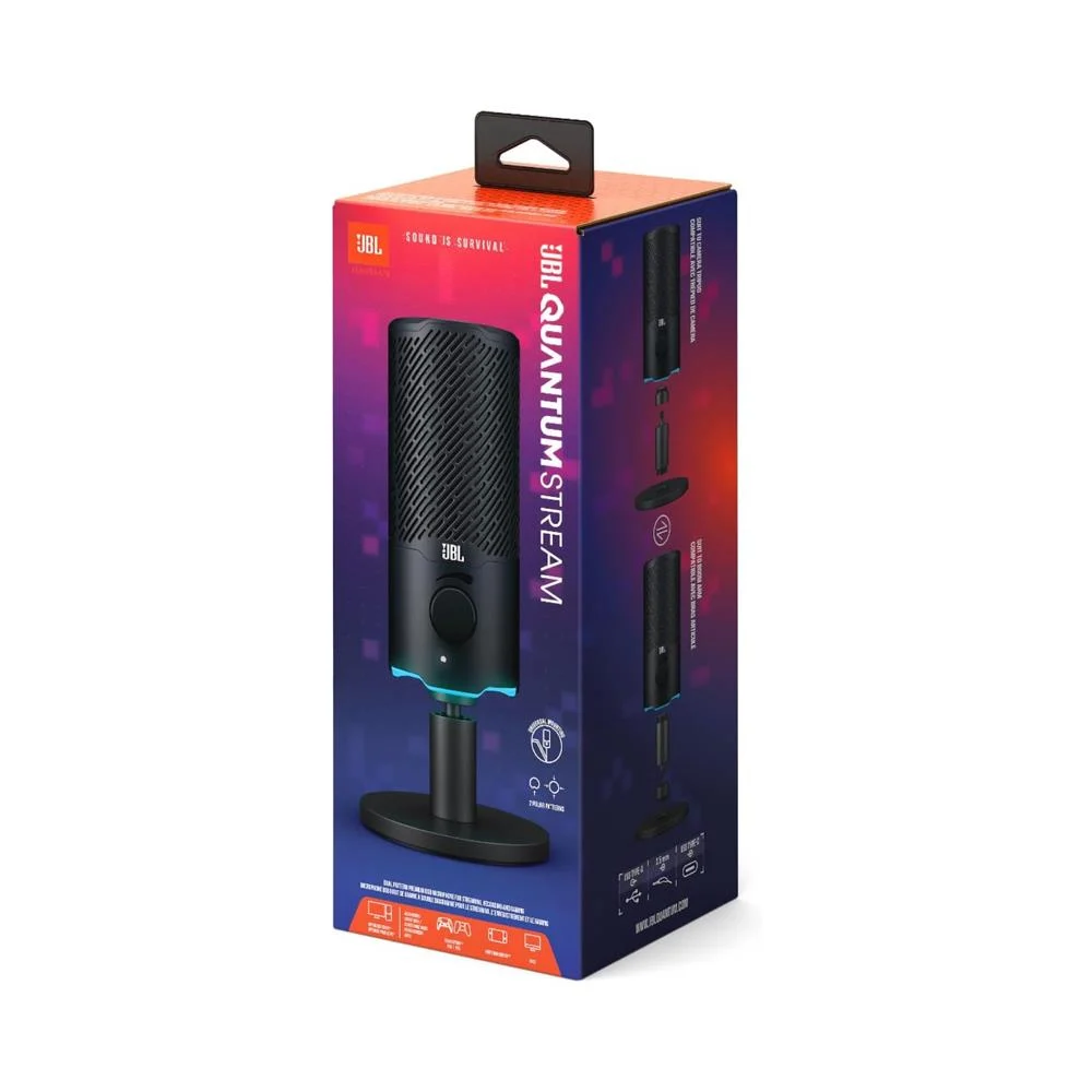 JBL Quantum Stream Studio Kablolu Oyuncu Mikrofonu - Thumbnail