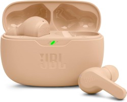 JBL Wave Beam Kablosuz Bluetooth Kulaklık Bej - Thumbnail