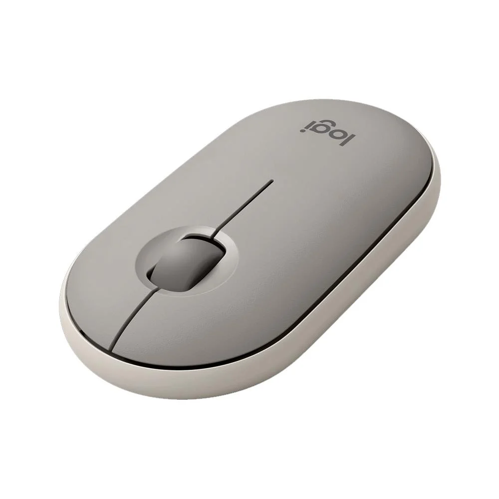 Logitech Pebble M350 Bluetooth Optik Mouse Bej 910-006751 - Thumbnail