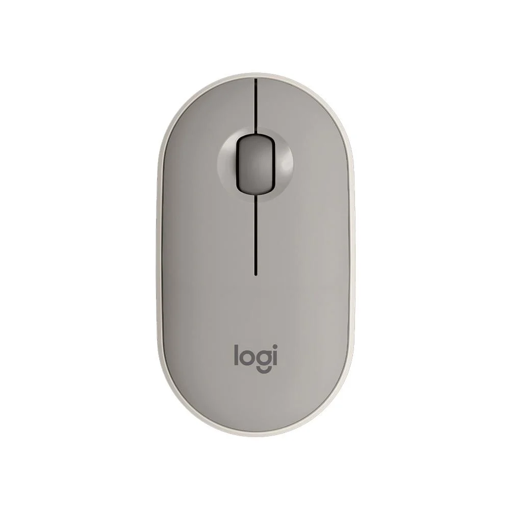 Logitech Pebble M350 Bluetooth Optik Mouse Bej 910-006751 - Thumbnail