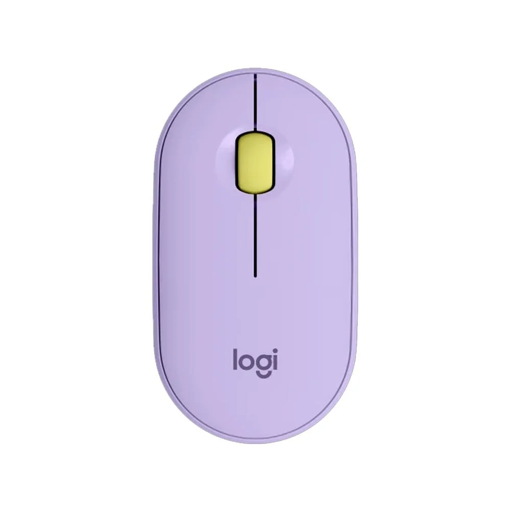 Logitech Pebble M350 Bluetooth Optik Mouse Lila 910-006752 - Thumbnail