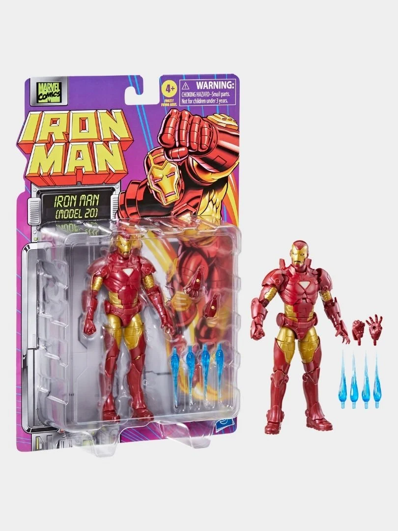 Marvel Legends Iron Model 20 Retro Comics Action Figür - Thumbnail