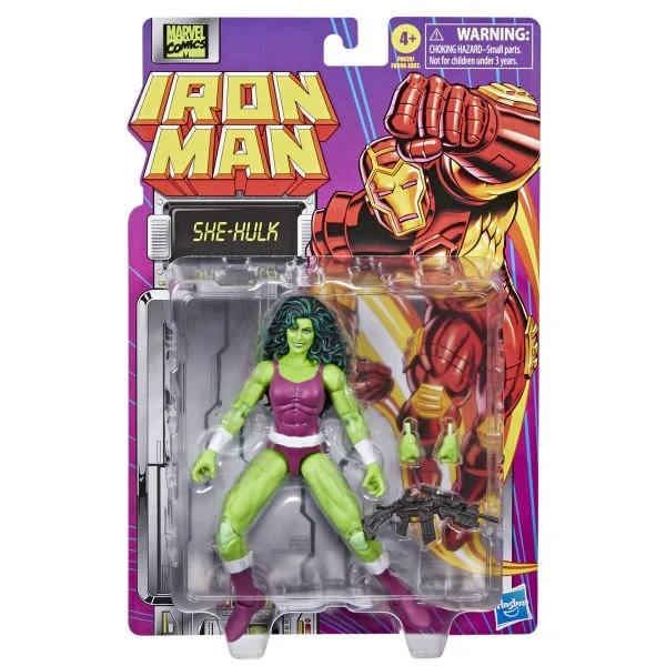 Marvel Legends She Hulk Retro Comic Action Figür - Thumbnail