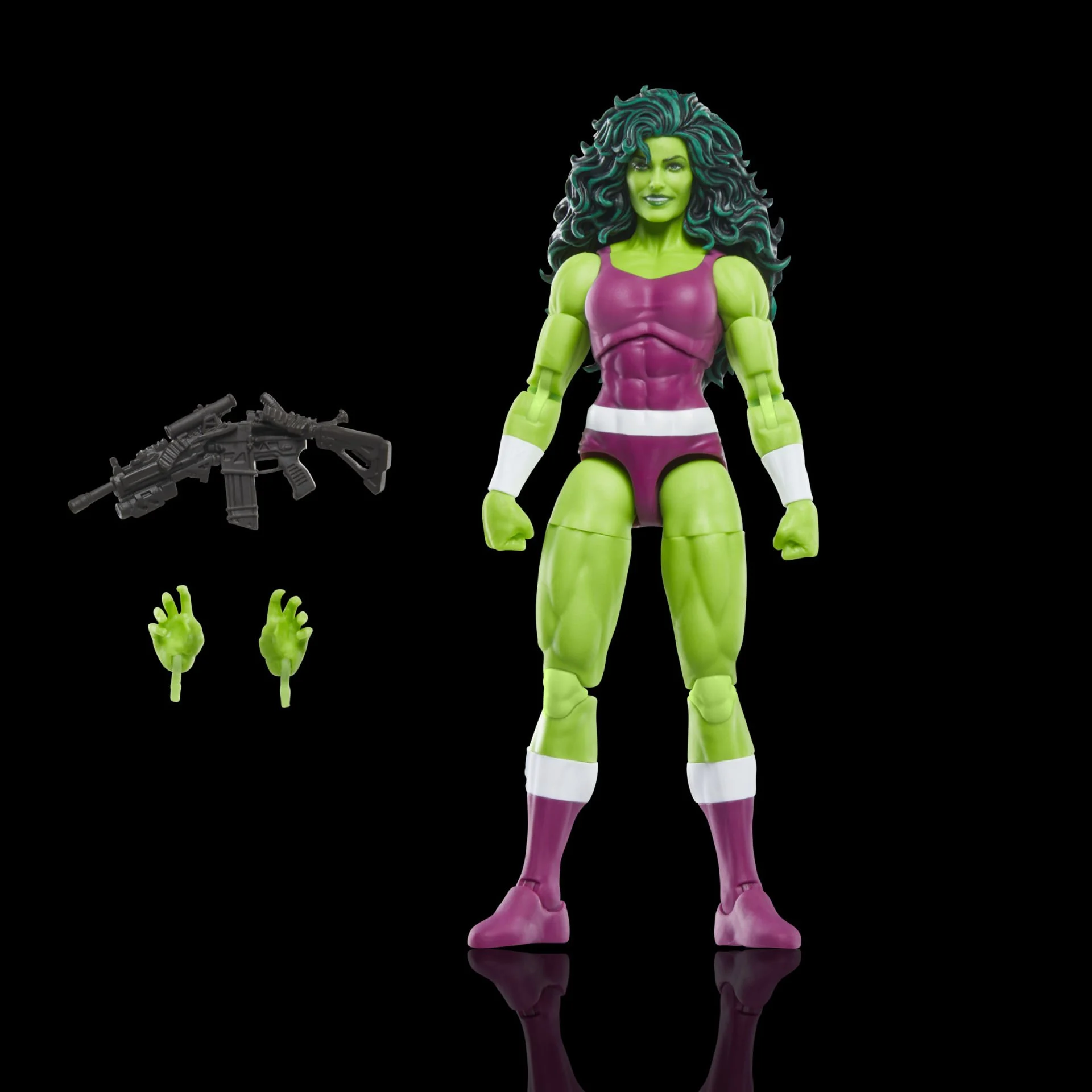 Marvel Legends She Hulk Retro Comic Action Figür - Thumbnail