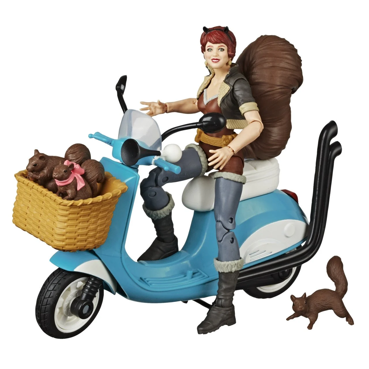 Marvel Legends Squirrel Girl on Scooter Action Figür - Thumbnail