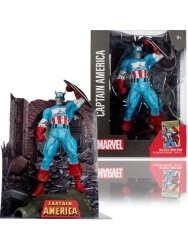 McFarlane Toys Marvel The Amazing Spiderman Captain America Heykel - Thumbnail