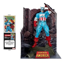 McFarlane Toys Marvel The Amazing Spiderman Captain America Heykel - Thumbnail