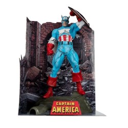 McFarlane Toys Marvel The Amazing Spiderman Captain America Heykel - Thumbnail