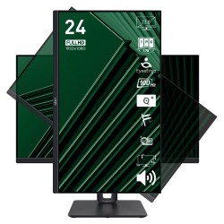 MSI 23.8 PRO MP245PG 1920x1080 (FHD) 16:9 FLAT VA 100HZ 1MS ADAPTIVE-SYNC MONITOR - Thumbnail