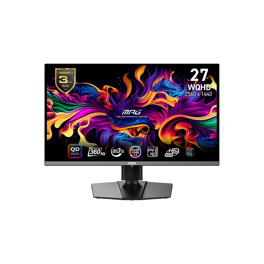 MSI 26.5 MPG 271QRX QD-OLED 2560x1440 (WQHD) 16:9 FLAT QD-OLED 360HZ 0.03MS ADAPTIVE-SYNC GAMING MONITOR - Thumbnail