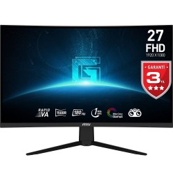 MSI 27 G27C3F CURVED 1500R VA 1920X1080 (FHD) 16:9 180HZ 1MS FREESYNC PREMIUM GAMING MONITOR - Thumbnail