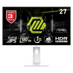 MSI 27 MAG 274PFW 1920x1080 (FHD) 16:9 FLAT RAPID IPS 180HZ 1MS ADJUSTABLE PIVOT GAMING MONITOR - Thumbnail