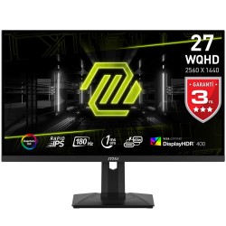 MSI 27 MAG 274QRF QD E2 2560x1440 (WQHD) 16:9 FLAT RAPID IPS 180HZ 1MS ADAPTIVE-SYNC GAMING MONITOR - Thumbnail