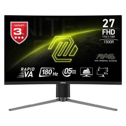 MSI 27 MAG 27C6PF 1920x1080 (FHD) 16:9 CURVE 1500R RAPID VA 180HZ 0.5MS (GTG) ADAPTIVE-SYNC GAMING MONITOR - Thumbnail