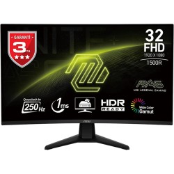 MSI 31.5 MAG 32C6X CURVED 1500R VA 2560X1440 (FHD) 16:9 250HZ 1MS FREESYNC PREMIUM GAMING MONITOR - Thumbnail