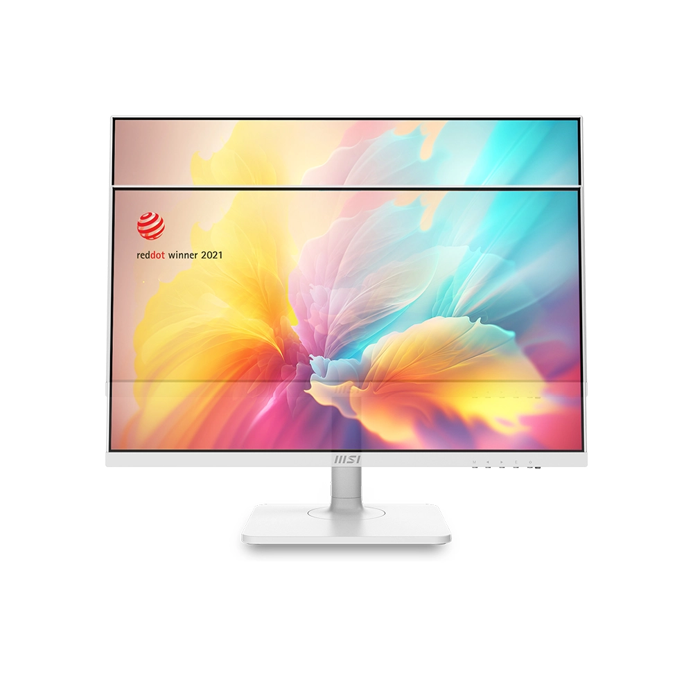 MSI MODERN MD2412PW 23.8 FLAT IPS 1920x1080 (FHD) 100HZ ANTI-GLARE BEYAZ TYPE-C MONITOR - Thumbnail