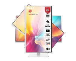 MSI MODERN MD2412PW 23.8 FLAT IPS 1920x1080 (FHD) 100HZ ANTI-GLARE BEYAZ TYPE-C MONITOR - Thumbnail